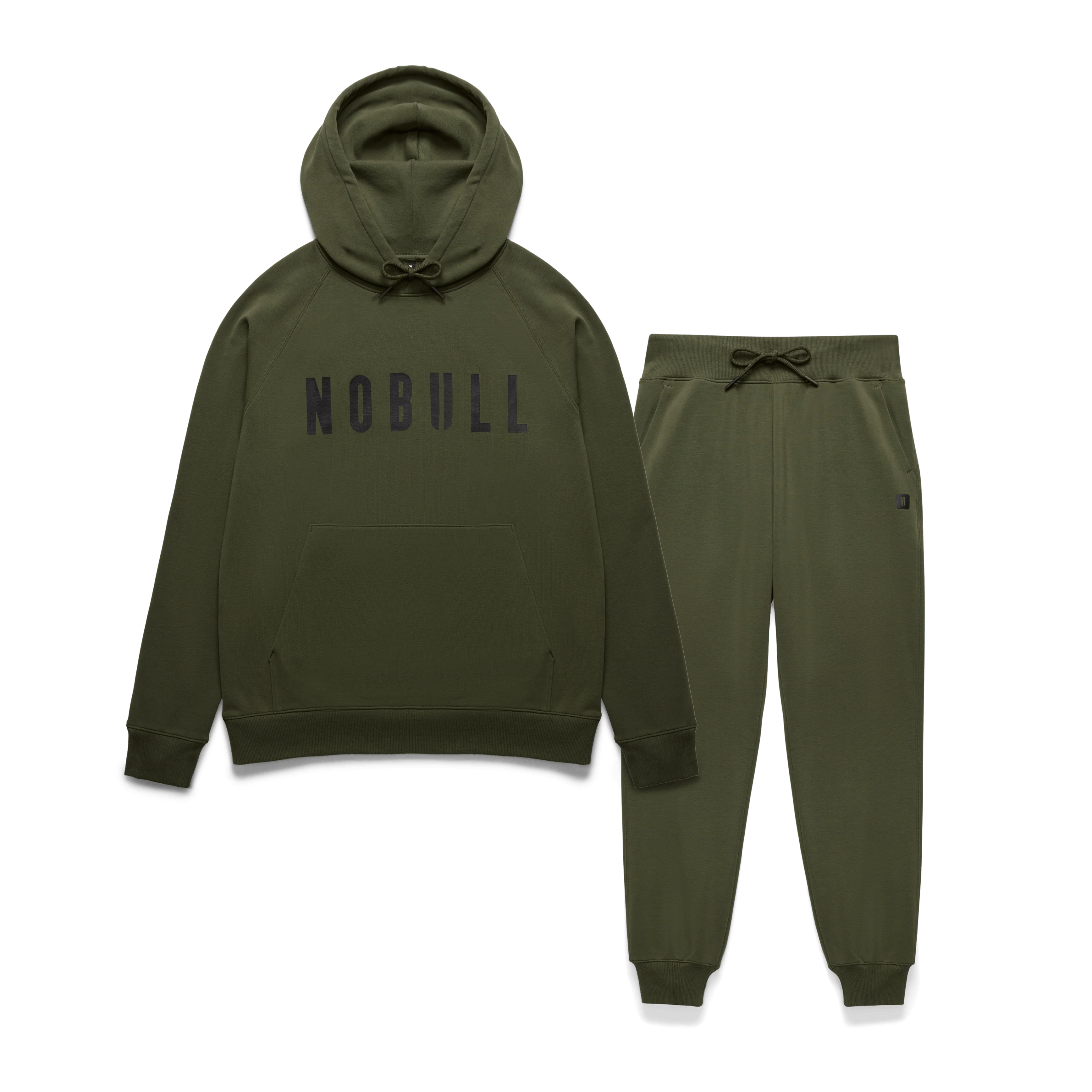 Men's NOBULL Hoodie x Jogger - Dark Army - Image 3
