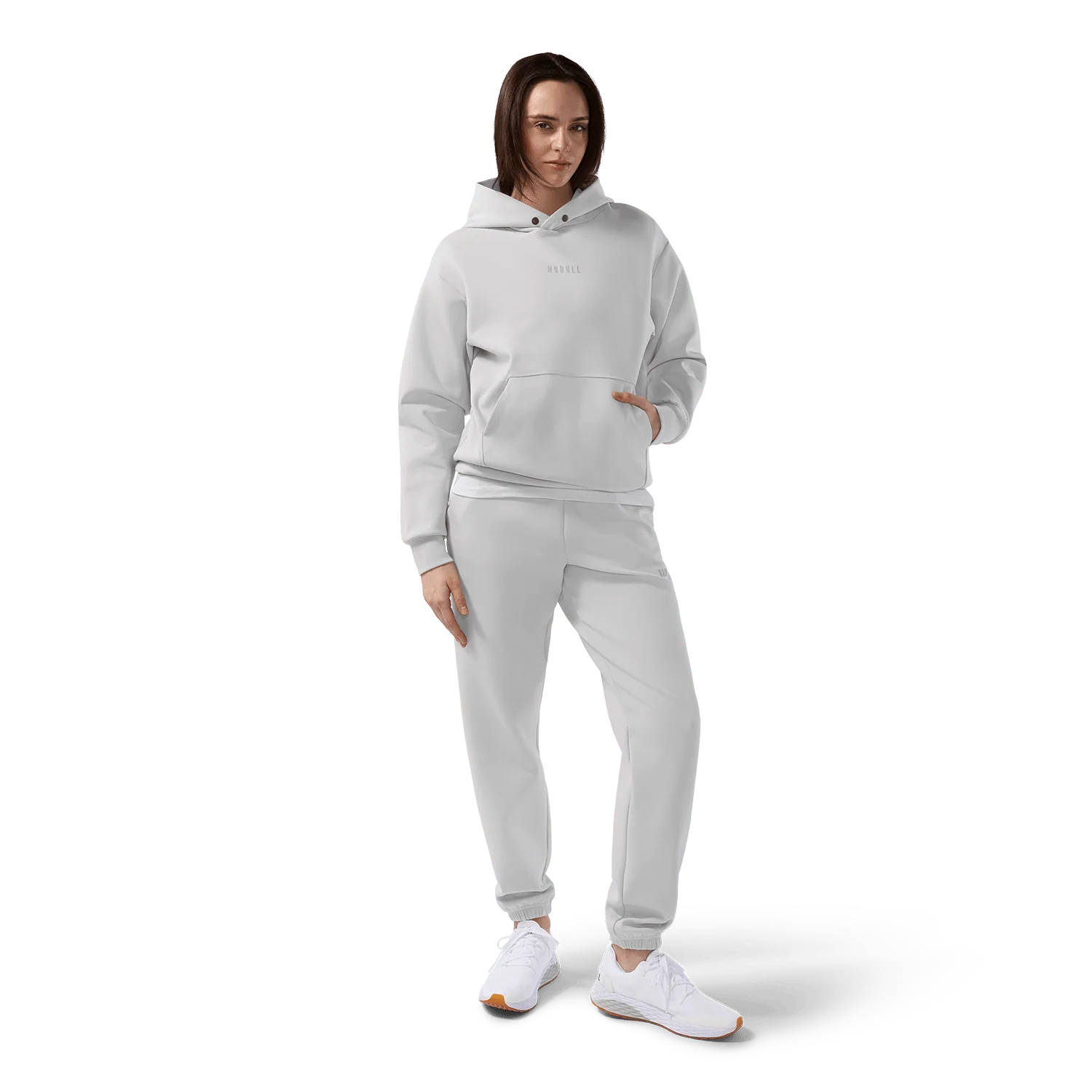Women's Light Grey Elements Hoodie x Sweatpant