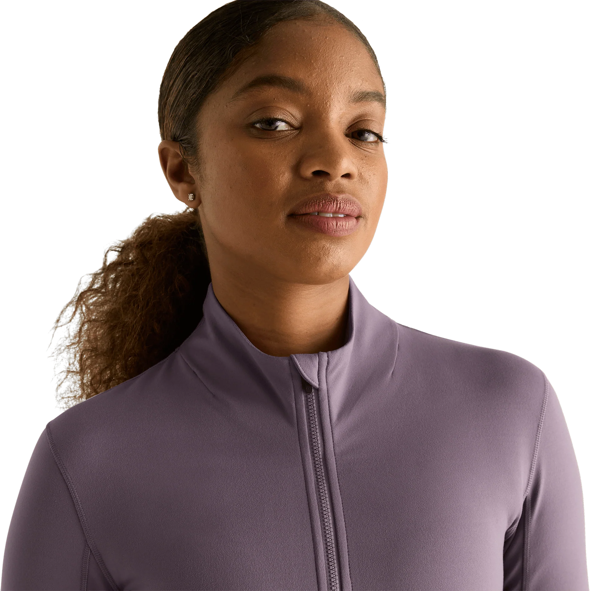 Women's Matte Zip-Up Jacket - Image 4
