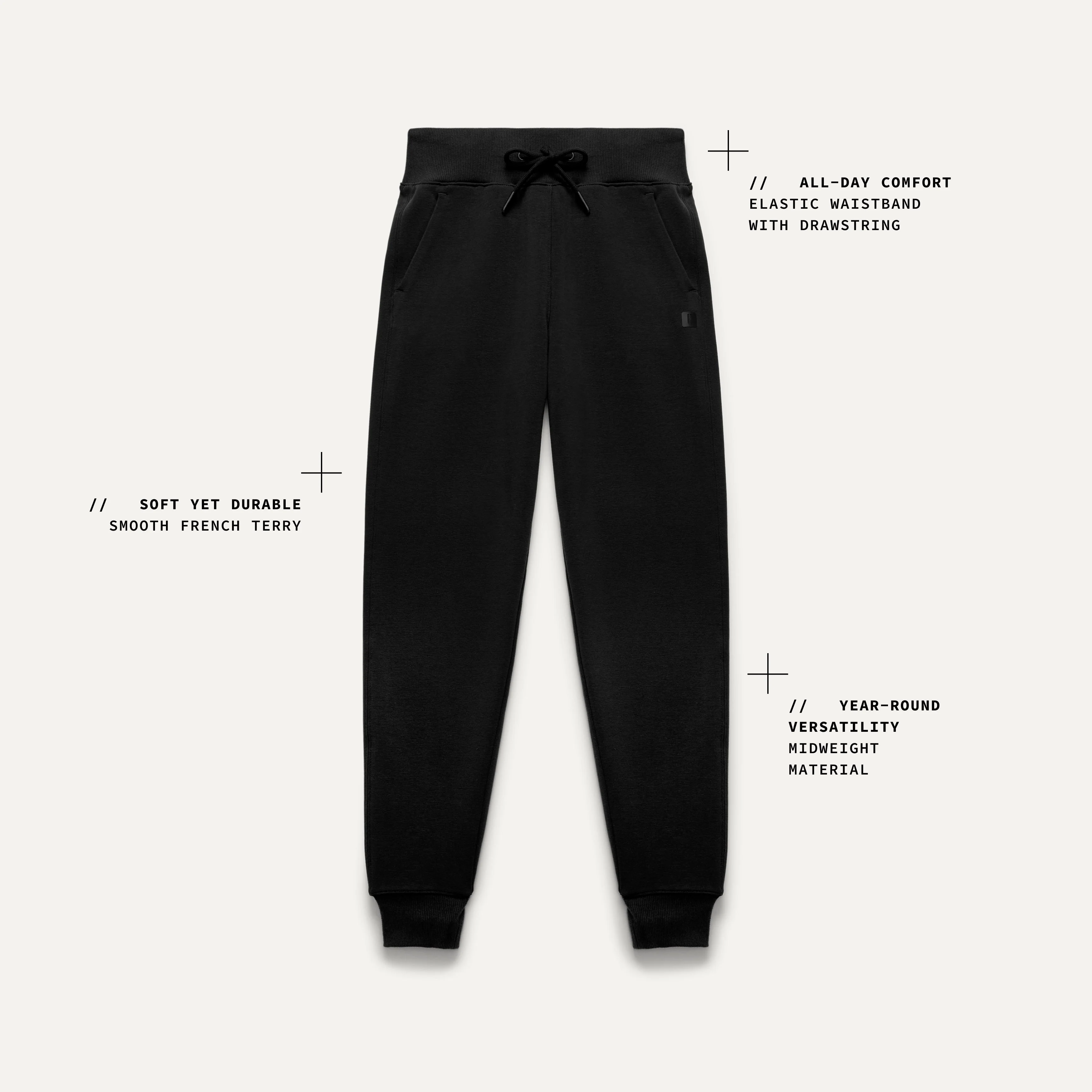Men's NOBULL Hoodie x Jogger - Black - Image 7
