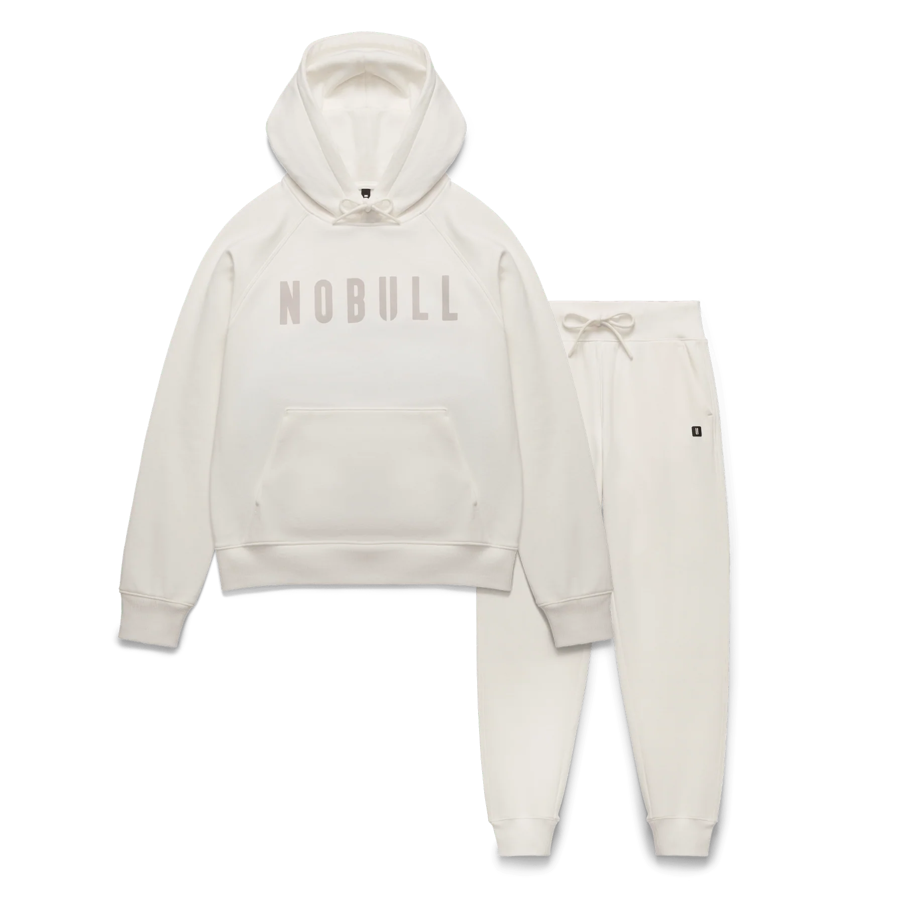Women's NOBULL Hoodie x Jogger - Cream - Image 3